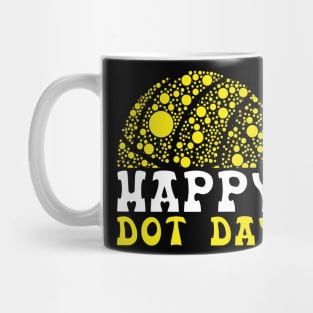 Happy International Dot Day Colorful Polka Dot Dinosaur Boys Mug